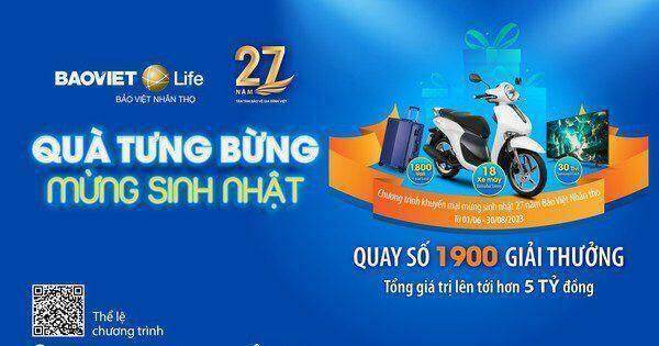 Gần 1.900 quà tặng dành cho khách hàng của Bảo Việt Nhân thọ trên toàn quốc