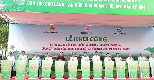 Khởi công cao tốc Cao Lãnh – An Hữu, từng bước hình thành mạng lưới cao tốc Vùng Đồng bằng sông Cửu Long