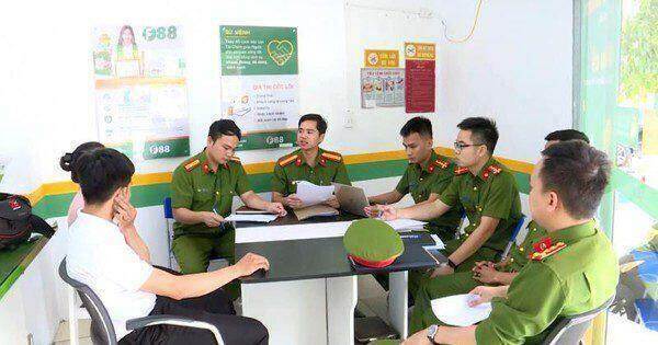 Công an kiểm tra 11 cơ sở kinh doanh của F88 tại Hà Tĩnh