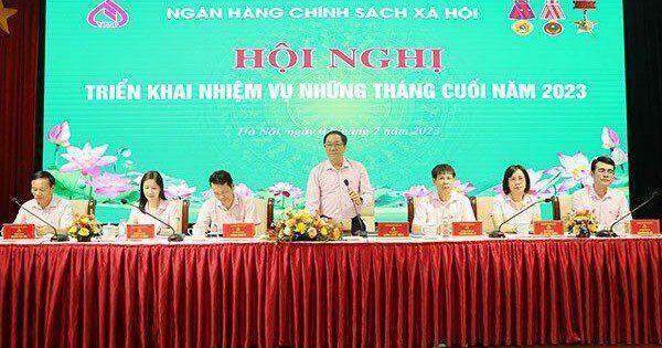 Một ngân hàng cho 6,6 triệu hộ nghèo, hộ cận nghèo và các đối tượng chính sách vay vốn