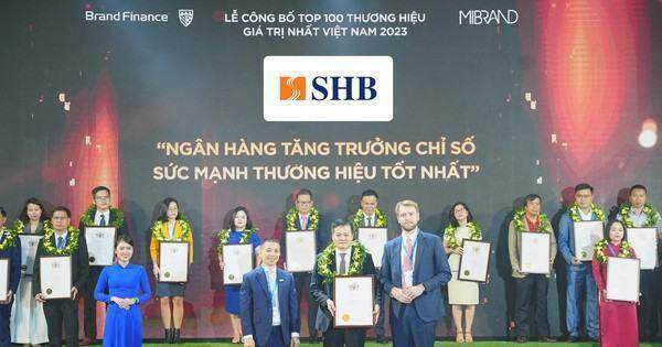 SHB là Ngân hàng có chỉ số sức mạnh thương hiệu tăng trưởng mạnh nhất 2023