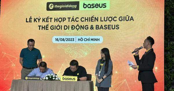 Thế Giới Di Động hợp tác chiến lược với thương hiệu phụ kiện Baseus