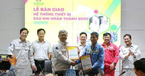 Vượt tiến độ 1 ngày so với kế hoạch, chính thức hoàn thành bảo dưỡng tổng thể 5 Vượt tiến độ 1 ngày so với kế hoạch, chính thức hoàn thành bảo dưỡng tổng thể