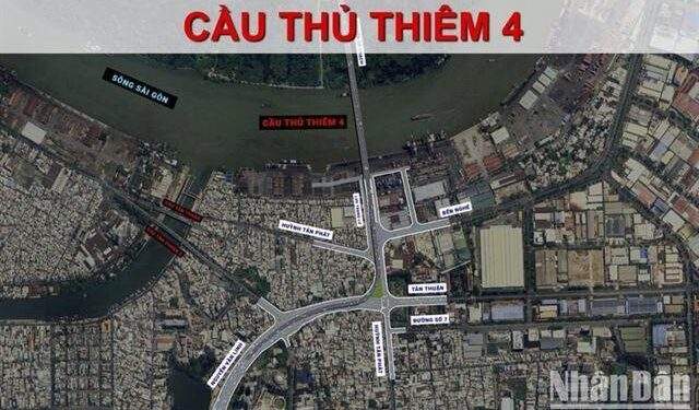 Tìm phương án thiết kế tối ưu cầu Thủ Thiêm 4