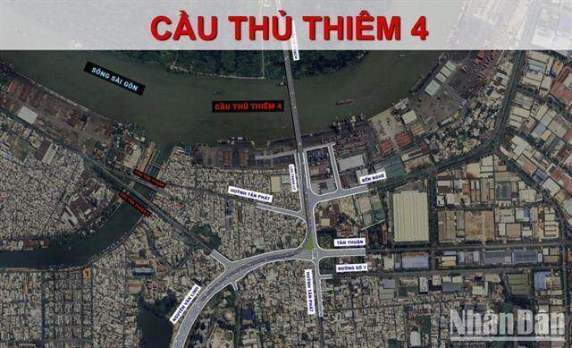 Tìm phương án thiết kế tối ưu cầu Thủ Thiêm 4