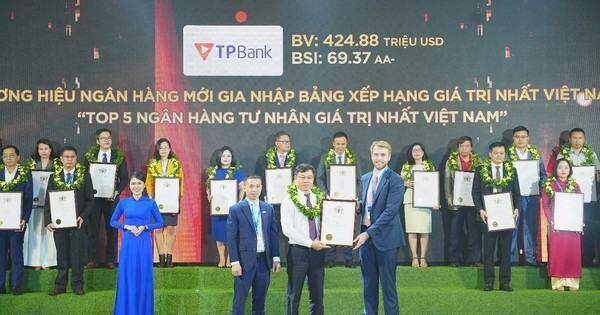 Số hóa bứt phá, TPBank vươn tầm Top 5 thương hiệu ngân hàng tư nhân