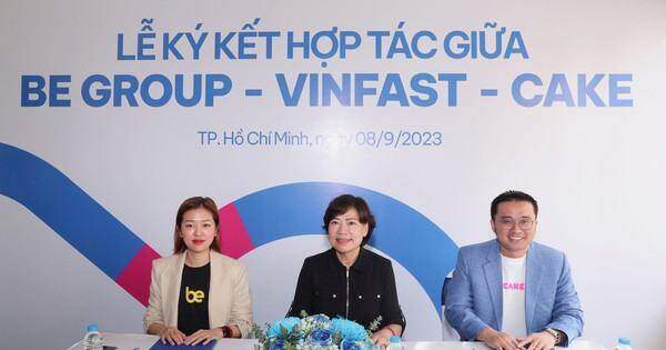 Be Group hợp tác cùng VinFast và Cake by VPBank hỗ trợ tài xế chuyển đổi sang xe điện