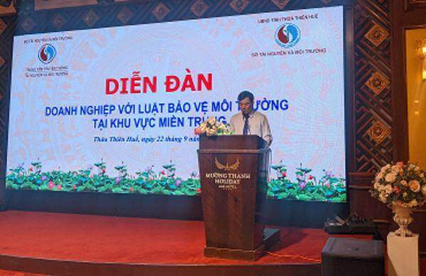 “Doanh nghiệp với Luật Bảo vệ MT khu vực miền Trung"