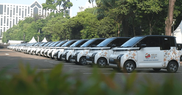 Ô tô điện Wuling Air EV trở thành xe phục vụ Hội nghị Cấp cao ASEAN 2023
