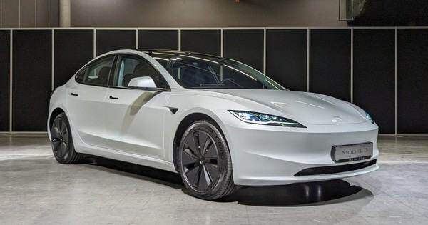 Tesla Model 3 cải tiến ngoại hình, nâng phạm vi hoạt động lên 677 km