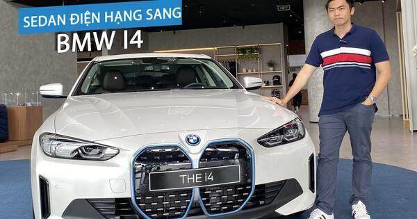 'Sờ' tận tay BMW i4, sedan thuần điện giá 3,759 tỉ đồng tại Việt Nam