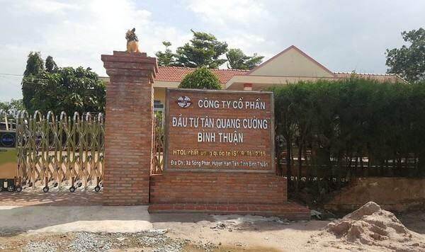 Cấp phép môi trường cho Cty CP Đầu tư Tân Quang Cường