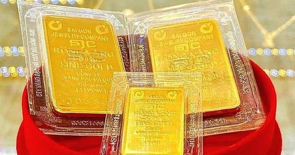 Giá vàng miếng SJC đột ngột tăng mạnh