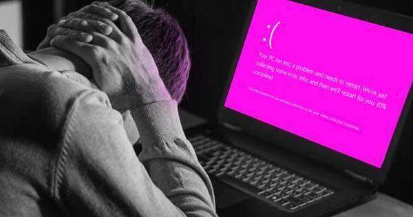 Màn hình hồng chết chóc trên Windows và cách khắc phục