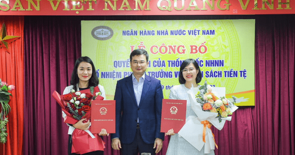 Thống đốc NHNN bổ nhiệm 2 Phó Vụ trưởng Vụ chính sách tiền tệ