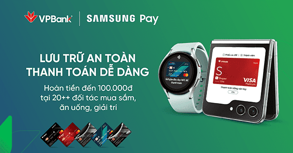 Ngập tràn ưu đãi hoàn tiền khi thanh toán bằng thẻ tín dụng VPBank