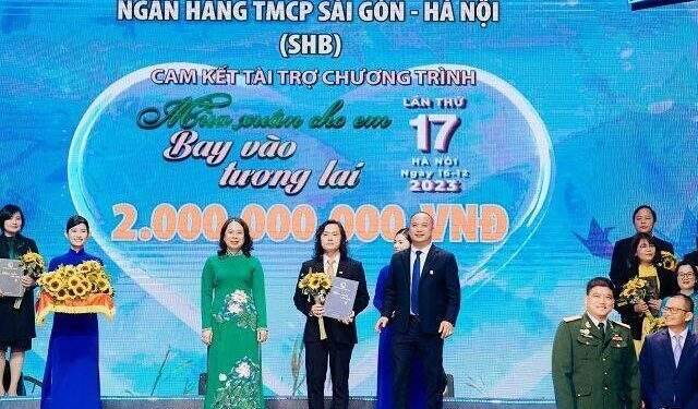 SHB ủng hộ 2 tỷ đồng góp phần mang “mùa xuân cho em” dịp Tết Nhâm Nhìn