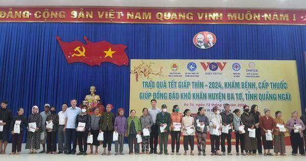 Agribank miền Trung đồng hành cùng các đơn vị mang Xuân yêu thương đến với người đồng bào Ba Tơ