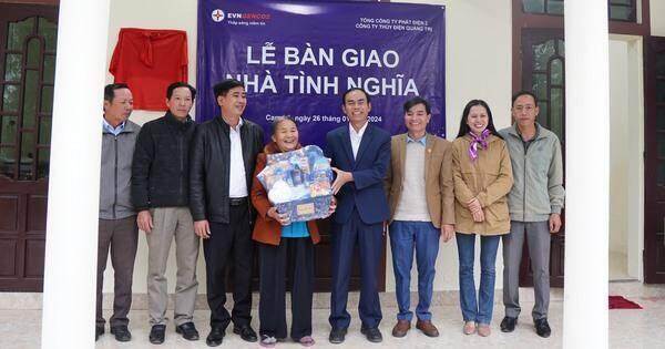 Công ty Thủy điện Quảng Trị xây nhà tình nghĩa