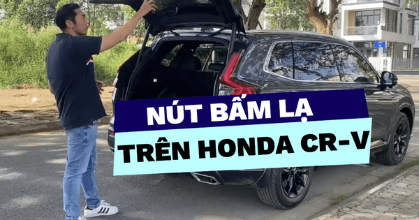Nút bấm 'lạ' trên cốp xe Honda CR-V để làm gì?