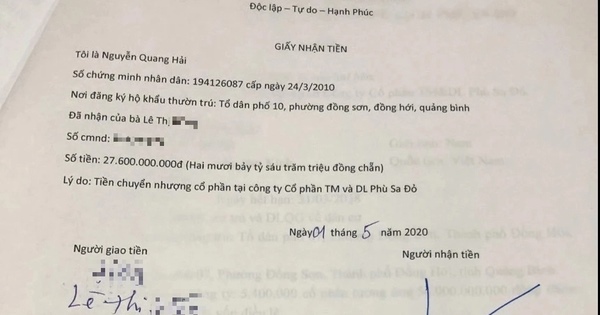 Quảng Bình: Chủ tịch Công ty Phù Sa Đỏ bán "khống" cổ phần, chiếm đoạt tiền tỉ?