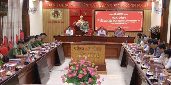 Đắk Nông:Đánh giá cao các dự án Luật do Bộ Công an chủ trì soạn thảo