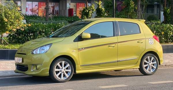 Mitsubishi Mirage 10 năm tuổi, xe số tự động hiếm có tầm giá 200 triệu đồng