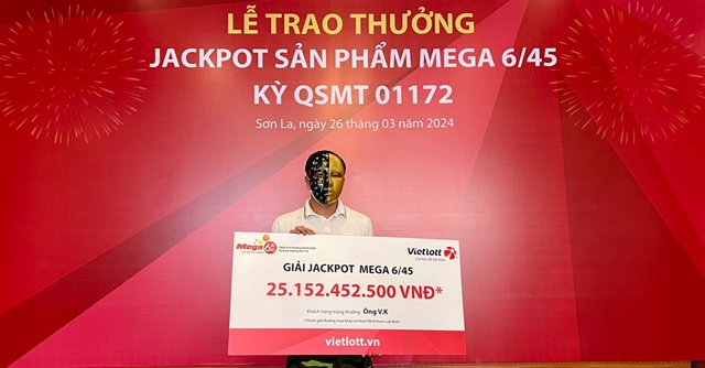 Đang nấu cơm, người đàn ông nhận tin trúng độc đắc Vietlott hơn 25 tỷ