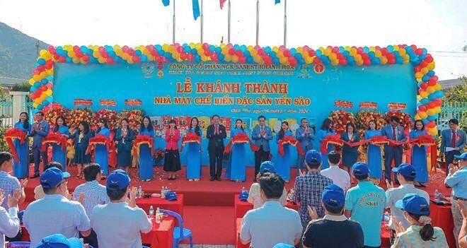 Sanest Khánh Hòa khánh thành Nhà máy chế biến đặc sản yến sào