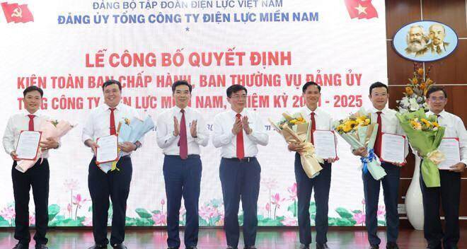 Tổng công ty Điện lực miền Nam bổ nhiệm nhiều cán bộ mới