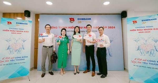 Eximbank tổ chức ngày hội hiến máu “Kết nối cộng đồng, lan tỏa yêu thương”