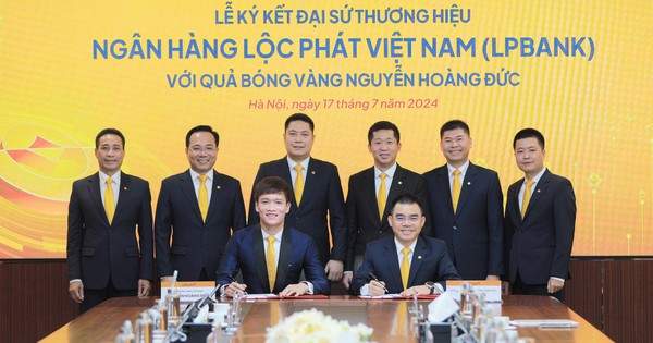 Quả bóng vàng Hoàng Đức được lựa chọn làm Đại sứ thương hiệu Ngân hàng Lộc Phát Việt Nam (LPBank)