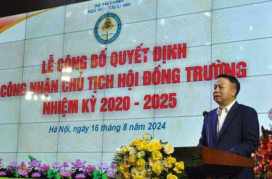 TS Nguyễn Văn Bình được công nhận làm Chủ tịch Hội đồng trường Học viện Tài chính