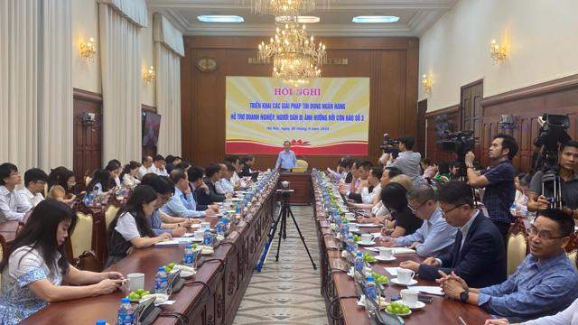 Ngân hàng muốn khoanh nợ và cơ cấu hạn trả nợ đối với khách hàng bị thiệt hại bởi bão lũ