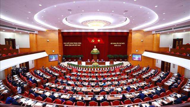 Ngày làm việc thứ hai của Hội nghị Trung ương 10 khoá XIII
