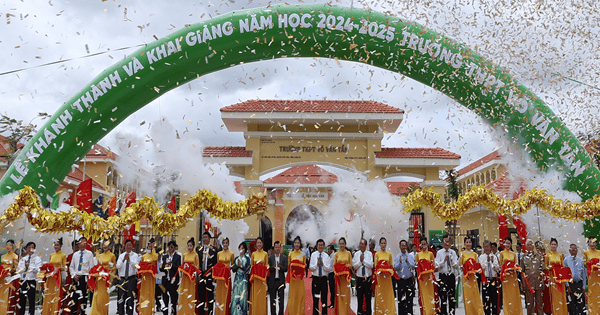 Thêm một ngôi trường 100 tỷ do VPBank tài trợ được khánh thành tại Long An