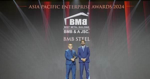 BMB Steel nhận giải 'Doanh nghiệp xuất sắc châu Á 2024'