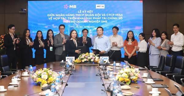 MISA và MB ký kết hợp tác triển khai giải pháp tài chính số cho SMEs