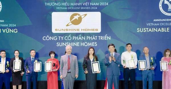 Sunshine Homes được vinh danh Top Thương hiệu mạnh