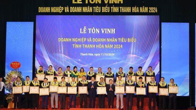 Thanh Hoá tôn vinh 88 doanh nghiệp, doanh nhân tiêu biểu