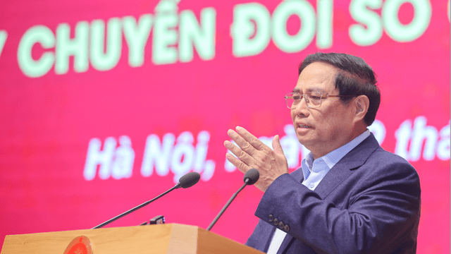 Thủ tướng: Đẩy mạnh 3 đột phá chiến lược số, nâng cấp nền kinh tế số