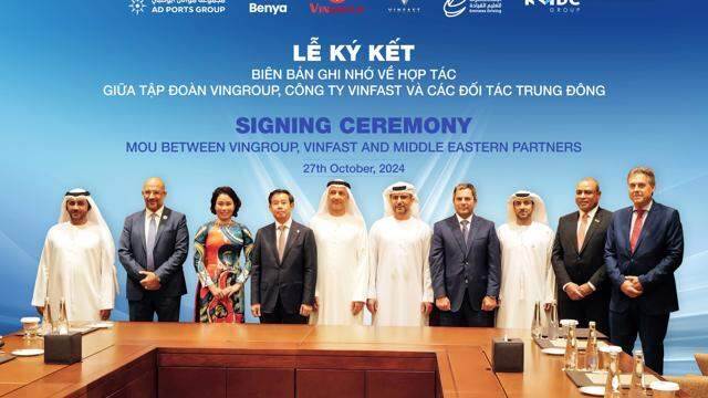 Vingroup, VinFast ký kết hợp tác chiến lược với 4 đối tác hàng đầu tại Trung Đông