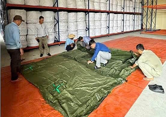 Đảm bảo an toàn tuyệt đối hàng dự trữ trong mùa mưa bão