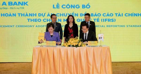 Nam A Bank tiên phong hoàn thành báo cáo tài chính theo chuẩn mực quốc tế (IFRS)
