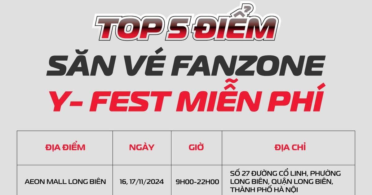 Siêu nhạc hội hoành tráng Viettel Y-Fest 2024 sẽ tổ chức tại Phố đi bộ Hà Nội