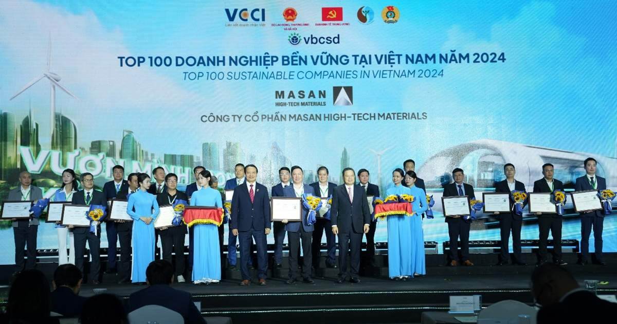 7 năm liên tiếp Masan High-Tech Materials được công nhận ‘Doanh nghiệp bền vững Việt Nam'