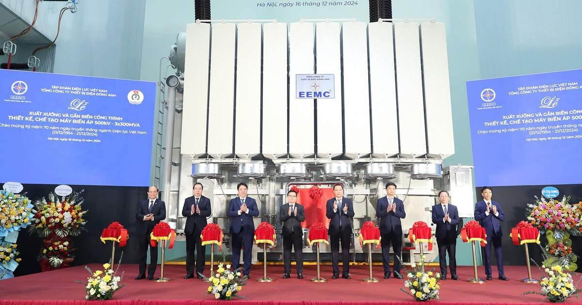 Doanh nghiệp Việt chế tạo thành công máy biến áp công suất lớn trên lưới điện
