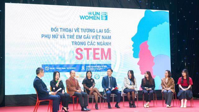 Đối thoại về tương lai số: Phụ nữ và trẻ em gái trong ngành công nghệ và STEM