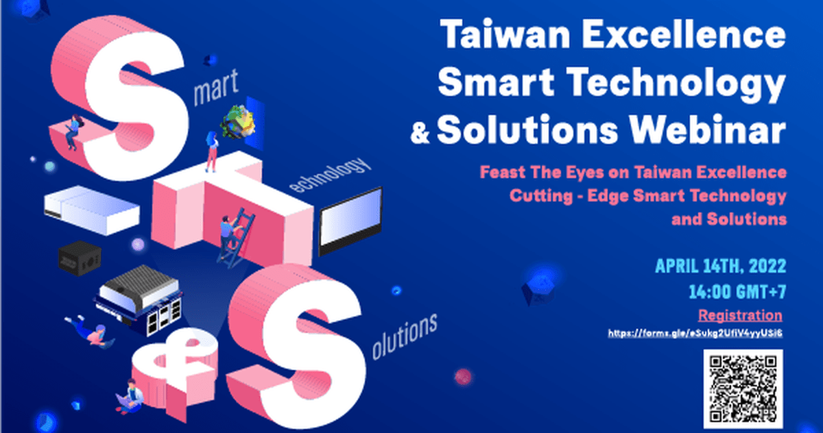 Đón đầu giải pháp công nghệ thông minh với Hội thảo trực tuyến Taiwan Excellence