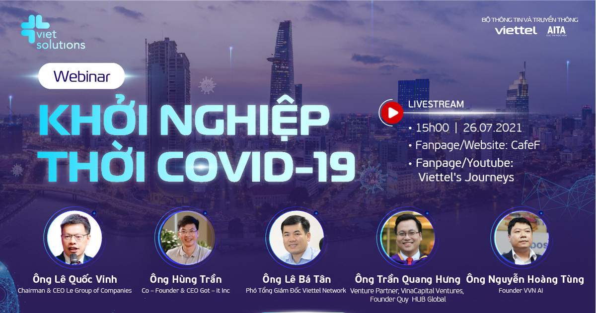 Hai hội thảo trực tuyến đặc biệt tìm lối đi cho startup thời COVID-19